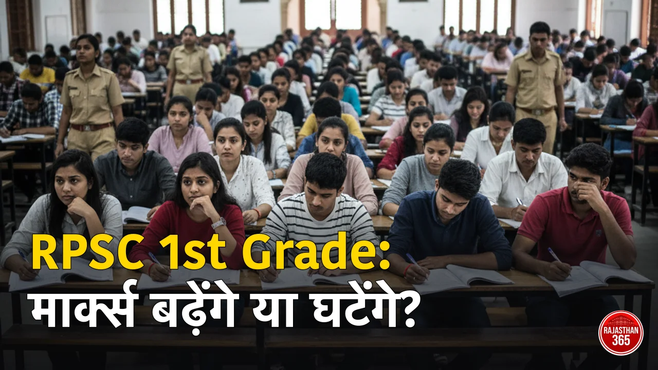 RPSC 1st Grade परीक्षा 2026 नॉर्मलाइज़ेशन पर अपडेट, मार्क्स गणना का सच
