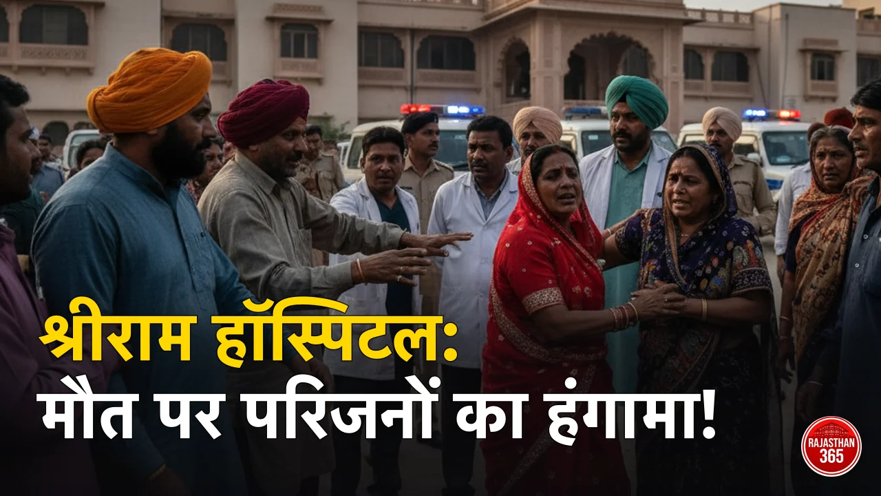 जोधपुर के श्रीराम हॉस्पिटल में महिला की मौत: परिजनों का हंगामा, इलाज में लापरवाही के गंभीर आरोप