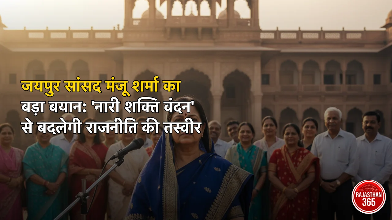 जयपुर सांसद मंजू शर्मा का बड़ा बयान: 'नारी शक्ति वंदन' से बदलेगी राजनीति की तस्वीर