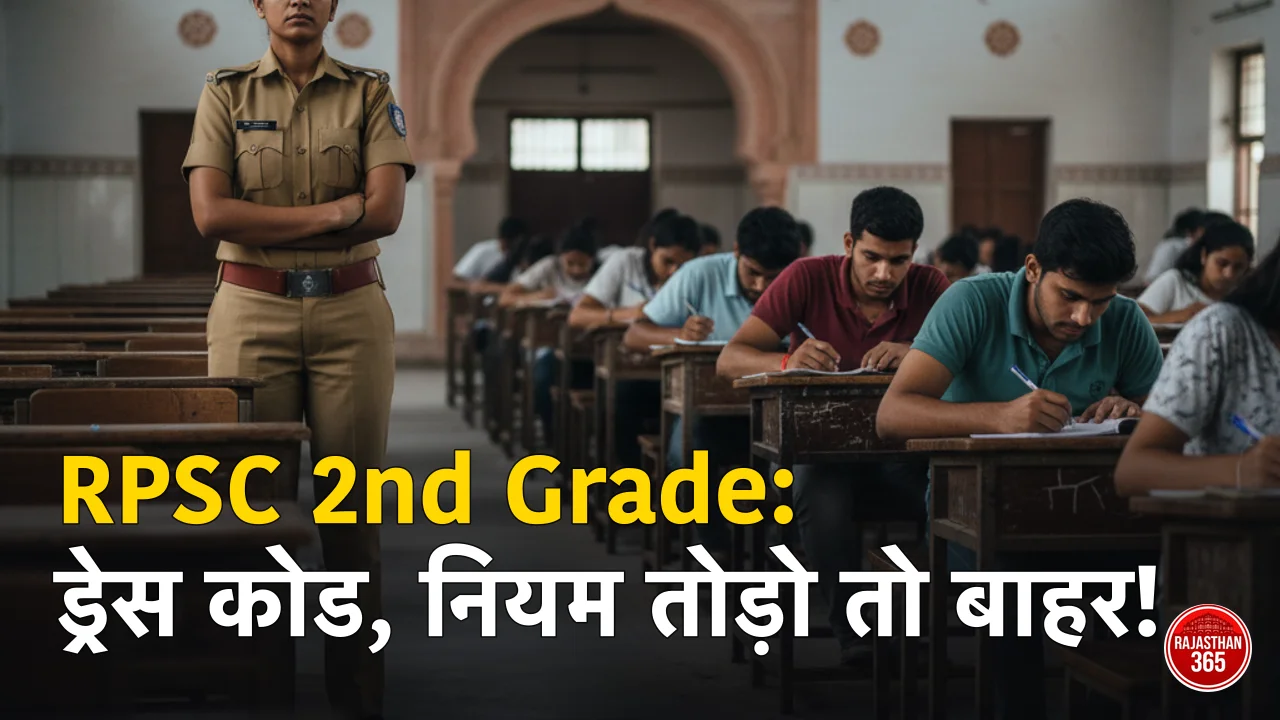 RPSC 2nd Grade परीक्षा 2026: ड्रेस कोड, क्या ले जाएँ, रिपोर्टिंग टाइम और जरूरी नियम