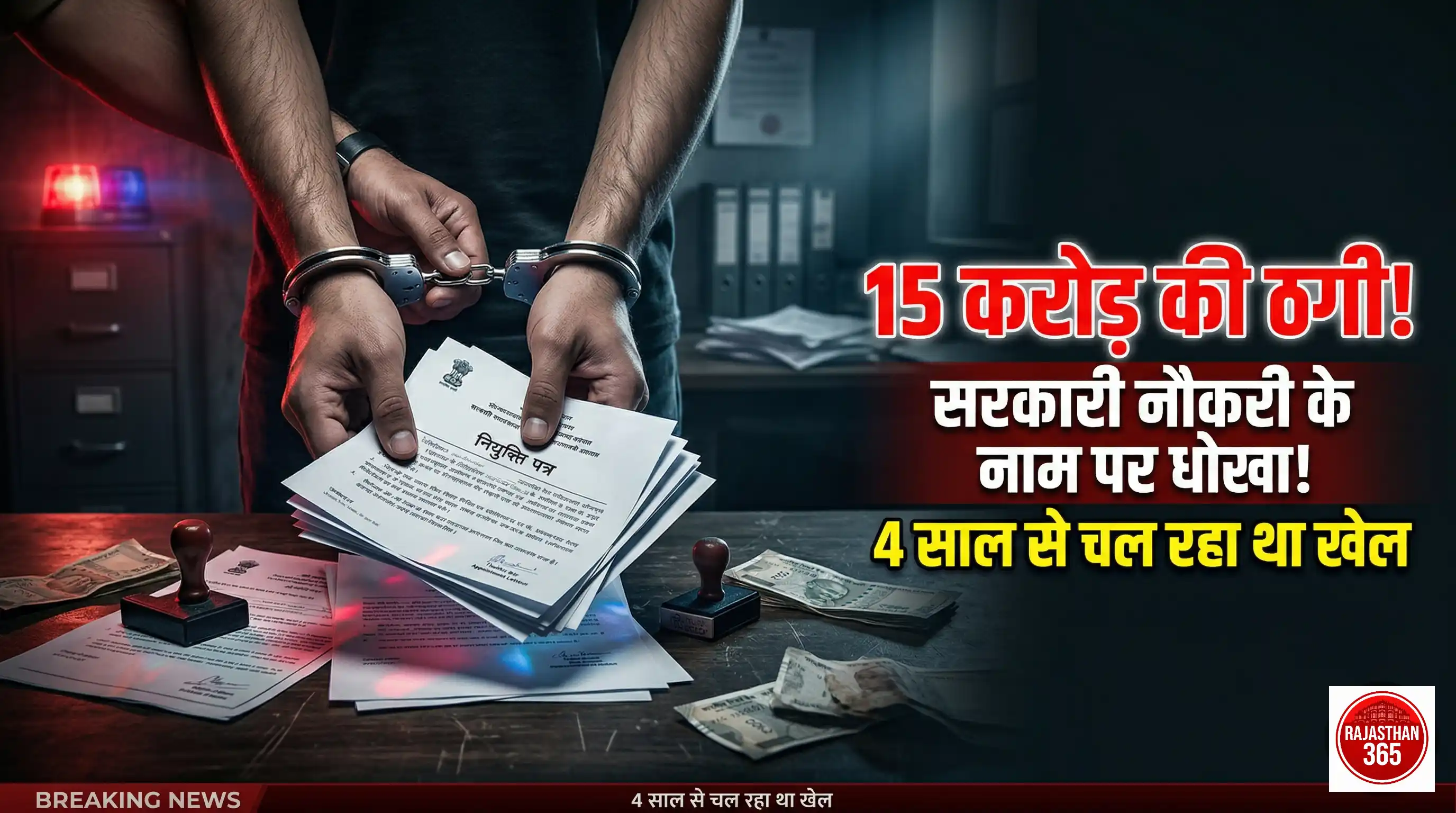 राजस्थान में नौकरी के नाम पर 15 करोड़ का बड़ा फर्जीवाड़ा: ऐसे जाल में फंस रहे थे युवा, मास्टरमाइंड गिरफ्तार