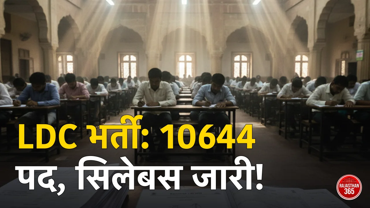 Rajasthan LDC Syllabus 2026: पेपर 1 और पेपर 2 का पूरा सिलेबस व Exam Pattern (हिंदी में) — PDF