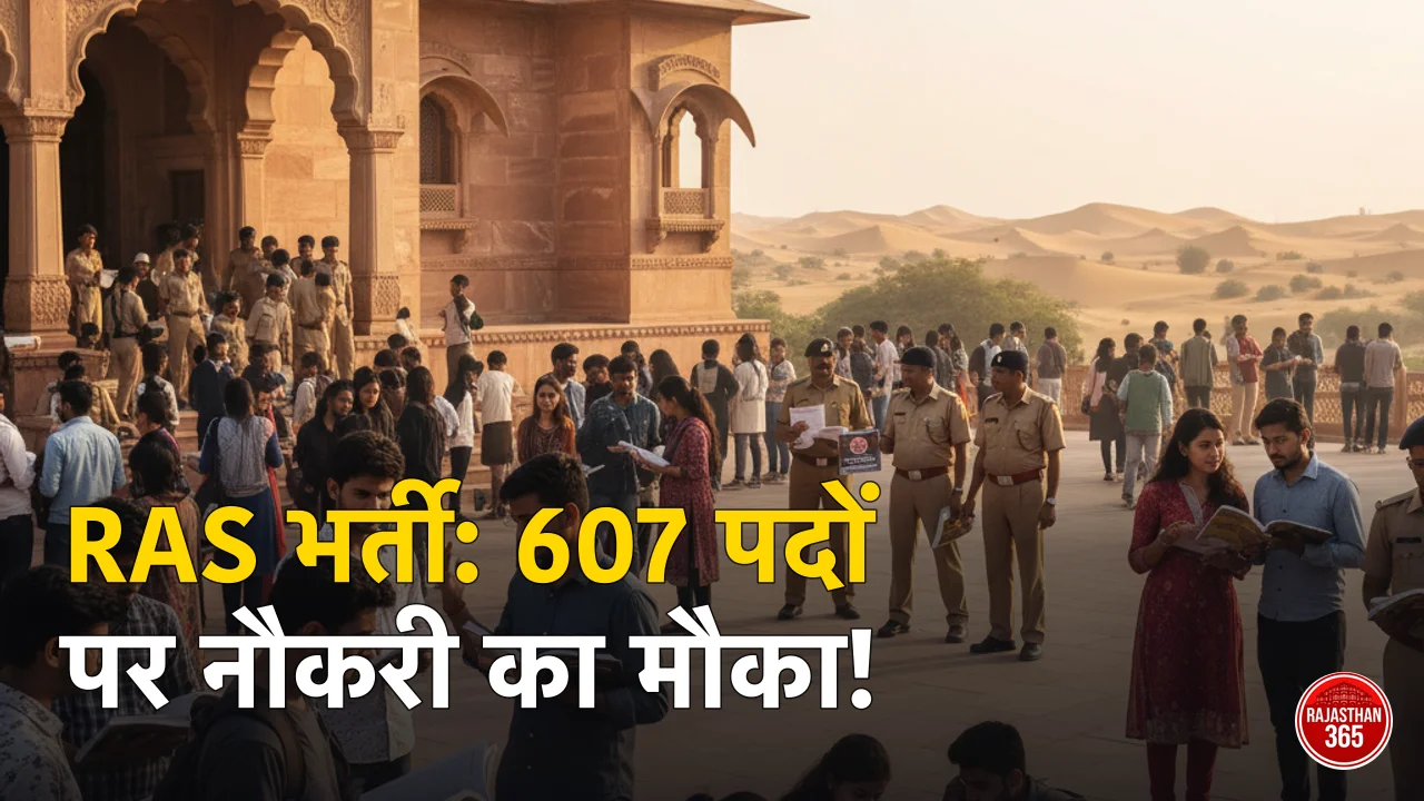 RAS 2026 भर्ती: राजस्थान प्रशासनिक सेवा में 607 पदों के लिए नोटिफिकेशन जारी, जानें आवेदन और तैयारी की पूरी जानकारी