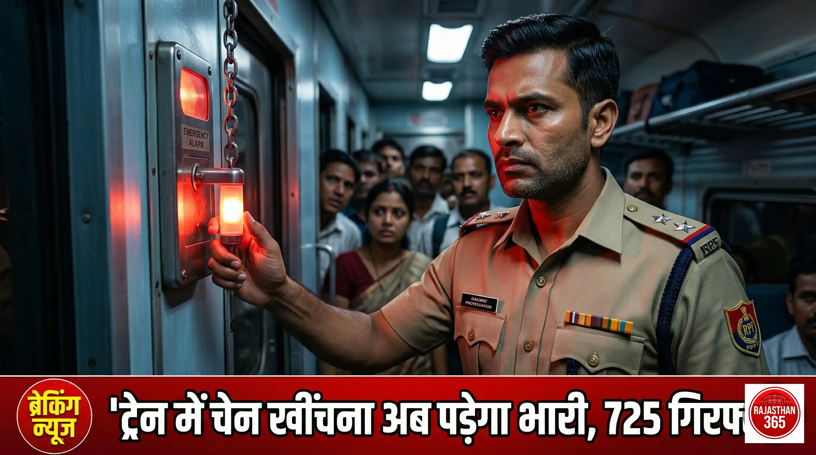 जोधपुर रेल मंडल में चेन पुलिंग पर सख्त प्रहार: 725 यात्रियों पर कार्रवाई, वसूला गया लाखों का जुर्माना