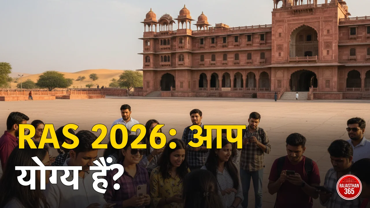 RAS 2026 Eligibility: RAS के लिए योग्यता, उम्र सीमा (21–40), आयु छूट व आवेदन फीस की पूरी जानकारी
