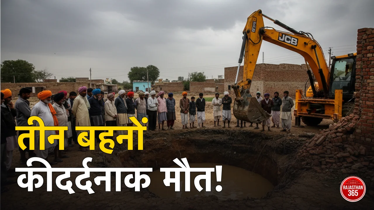 हृदयविदारक: राजस्थान में तीन सगी बहनों की डूबने से मौत, जेसीबी से दीवार तोड़कर निकाले गए शव, गांव में पसरा मातम