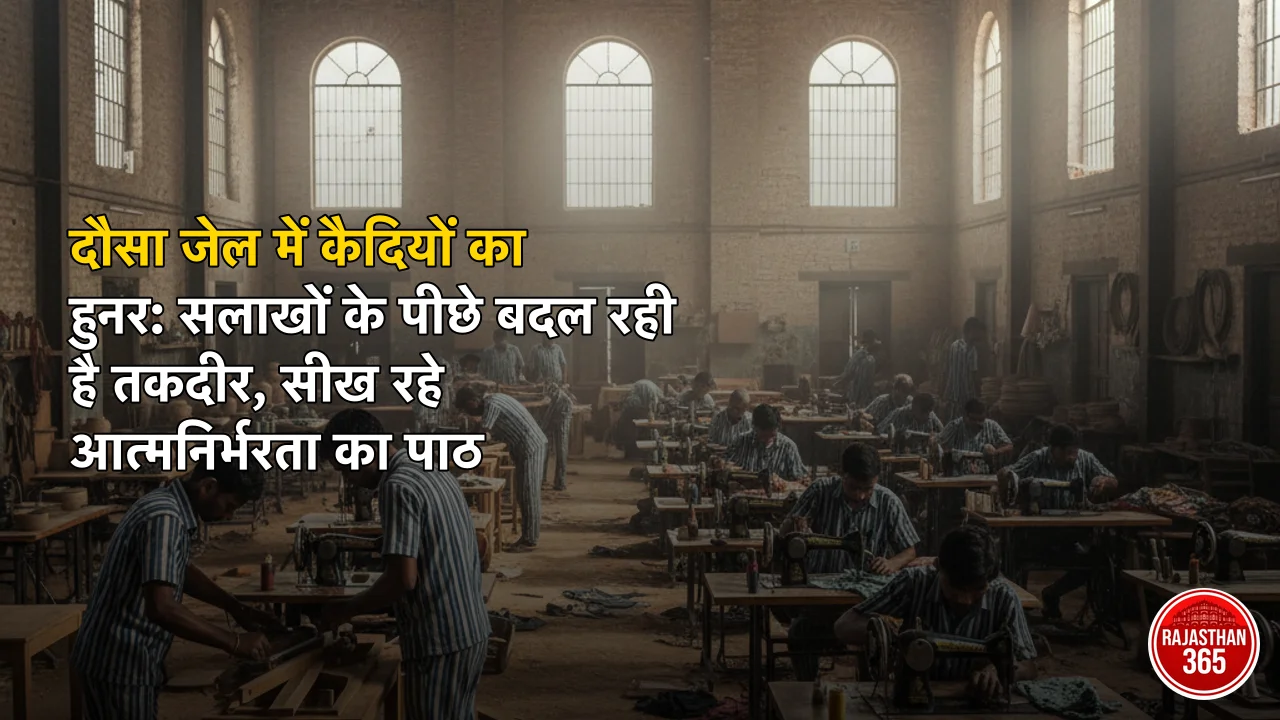 दौसा जेल में कैदियों का हुनर: सलाखों के पीछे बदल रही है तकदीर, सीख रहे आत्मनिर्भरता का पाठ