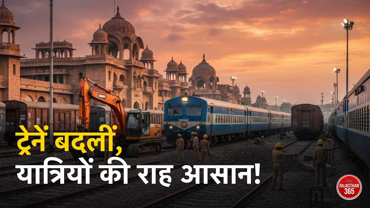 यार्ड रिमॉडलिंग के चलते ट्रेनों का रूट बदला: जोधपुर-हावड़ा स्पेशल का ऐलान, यात्रियों को होगी राहत