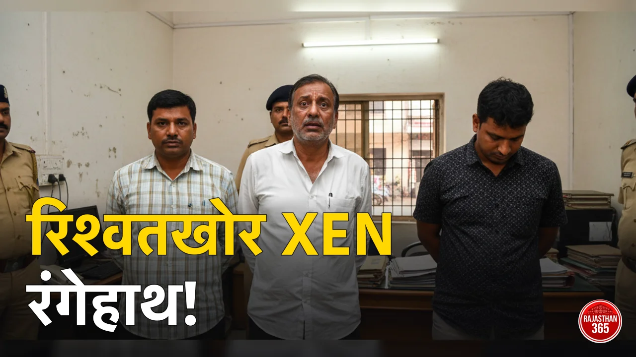 भीलवाड़ा में घूसखोरी का बड़ा खेल: बिल पास करने के नाम पर वसूली, एसीबी ने XEN समेत 3 को रंगेहाथ दबोचा