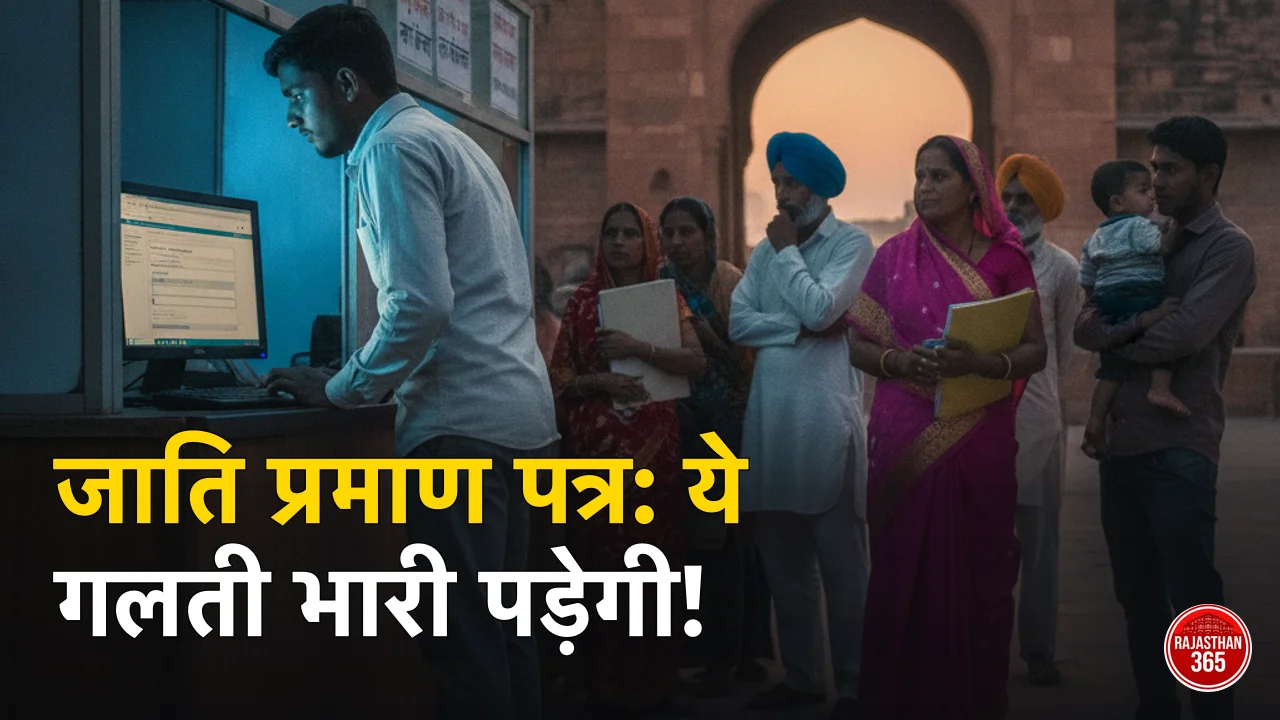 राजस्थान जाति प्रमाण पत्र 2026 SC ST OBC ऑनलाइन आवेदन दस्तावेज