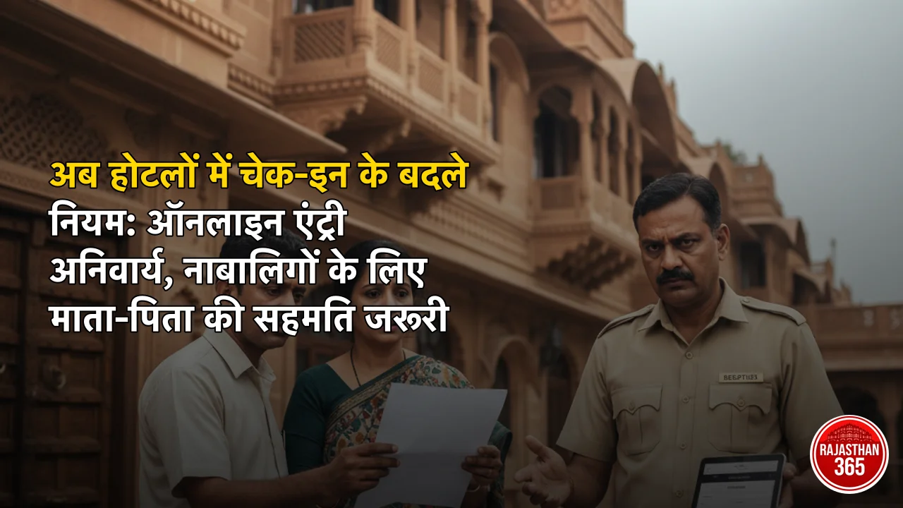 अब होटलों में चेक-इन के बदले नियम: ऑनलाइन एंट्री अनिवार्य, नाबालिगों के लिए माता-पिता की सहमति जरूरी