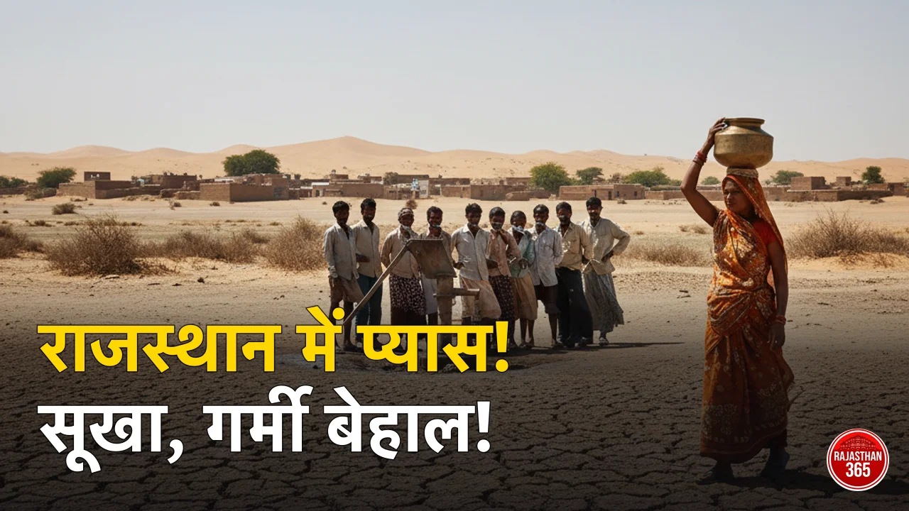 राजस्थान में बढ़ती गर्मी के साथ गहराया जल संकट, आमजन की बढ़ी मुश्किलें