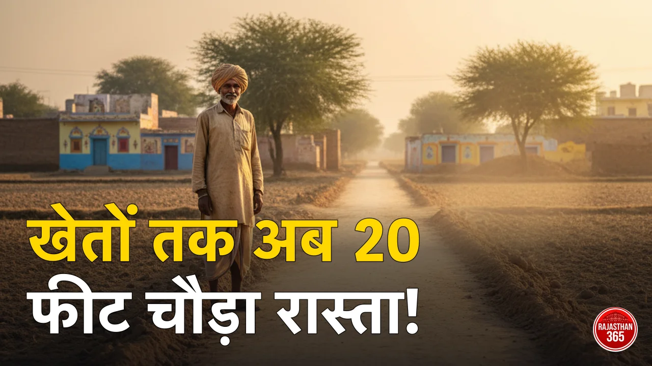 राजस्थान के किसानों के लिए बड़ी राहत: अब खेत के रास्ते के लिए नहीं होगी परेशानी, सरकार देगी 20 फीट चौड़ा मार्ग