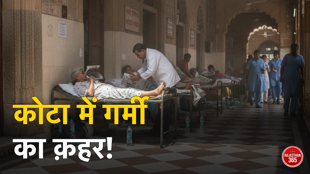 कोटा में भीषण गर्मी का कहर: अस्पतालों में बने 'हीट स्ट्रोक वार्ड', प्रशासन ने जारी की विशेष गाइडलाइन