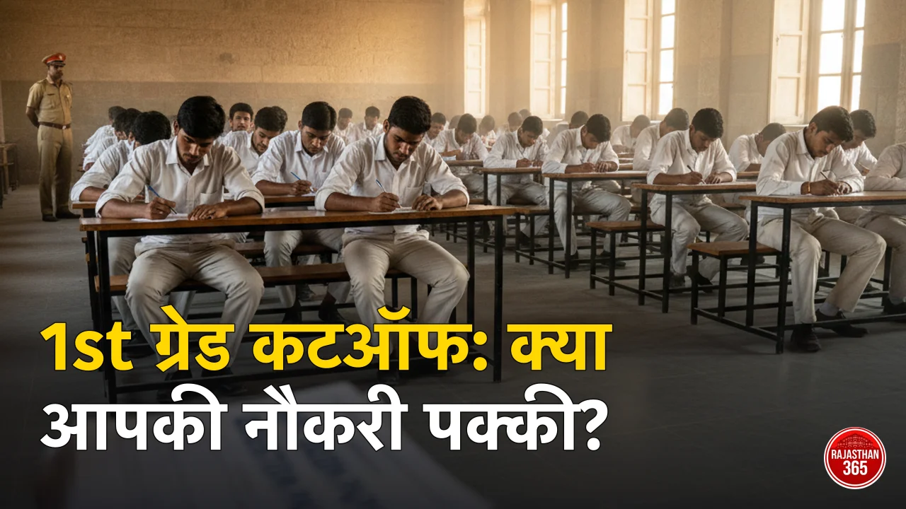 RPSC 1st Grade Expected Cutoff 2026 का विश्लेषण, स्कूल व्याख्याता भर्ती के लिए सब्जेक्ट व कैटेगरी-वाइज अनुमानित कटऑफ