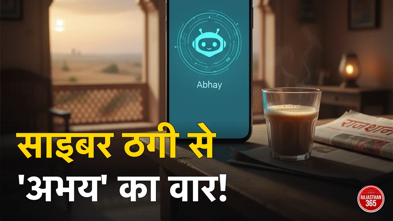 राजस्थान पुलिस की AI एडवाइजरी: 'अभय' चैटबॉट से साइबर ठगी से सुरक्षा
