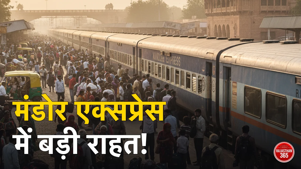 मंडोर एक्सप्रेस में यात्रियों को बड़ी राहत: 31 मई तक एक्स्ट्रा कोच की सुविधा, पुरी-जोधपुर ट्रेन के यात्री ध्यान दें