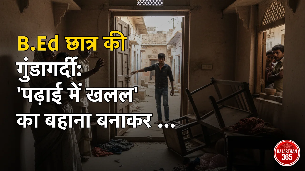 B.Ed छात्र की गुंडागर्दी: 'पढ़ाई में खलल' का बहाना बनाकर घर में घुसकर परिवार को पीटा