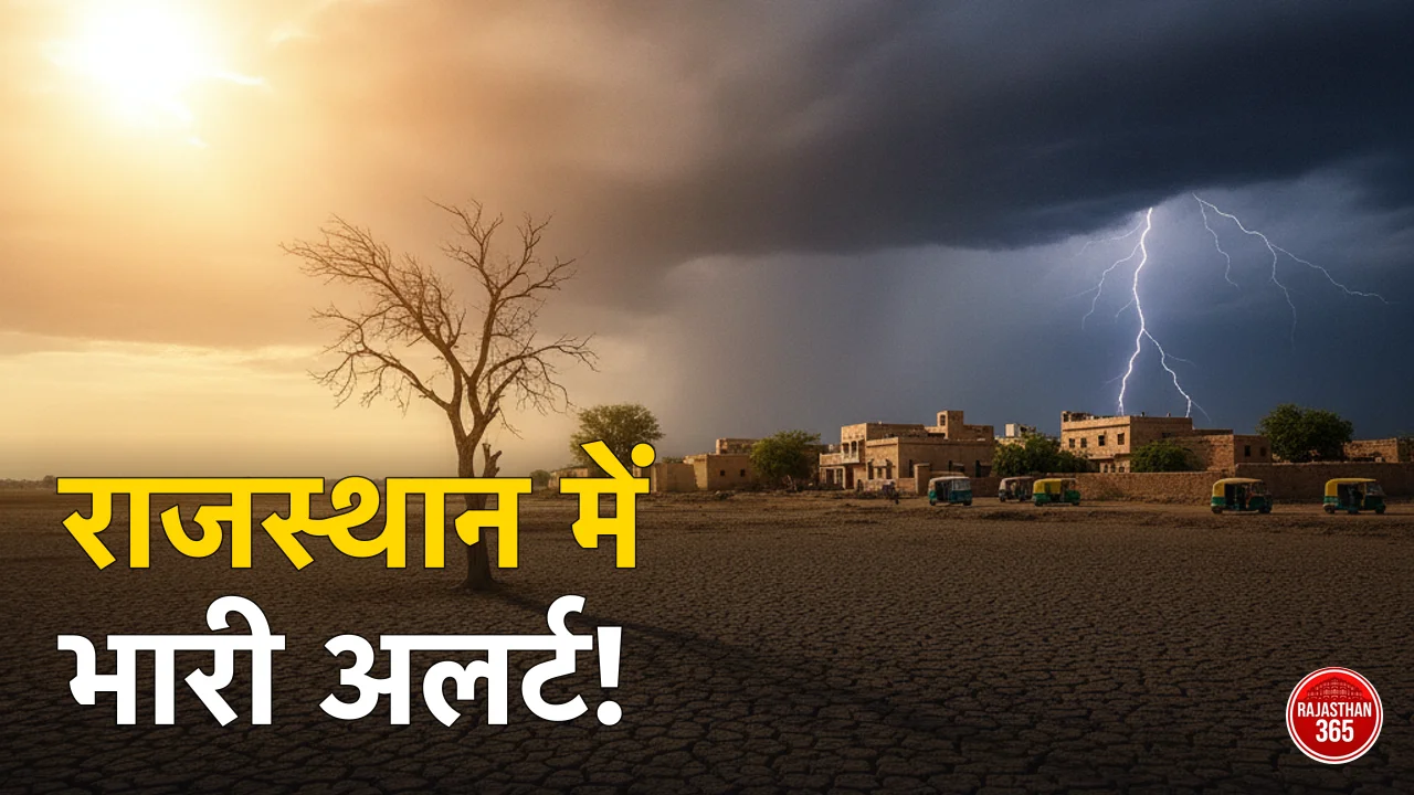 राजस्थान में आज बारिश का अलर्ट 2026: IMD येलो-ऑरेंज चेतावनी व जिलेवार अपडेट