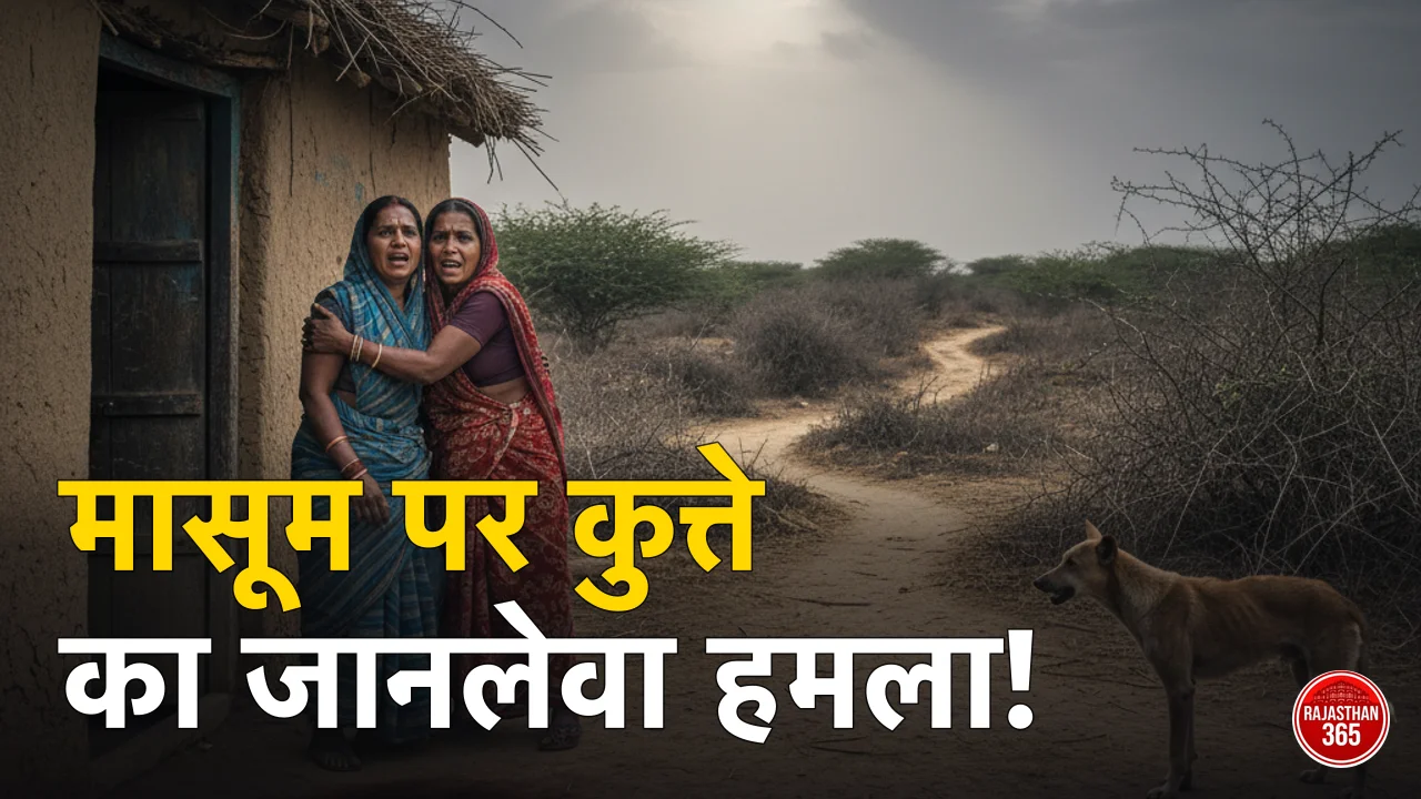 डेढ़ महीने के मासूम पर आवारा कुत्ते का खौफनाक हमला: झोपड़ी में सो रहे बच्चे की आंतें बाहर आईं, वेंटिलेटर पर जिंदगी की जंग