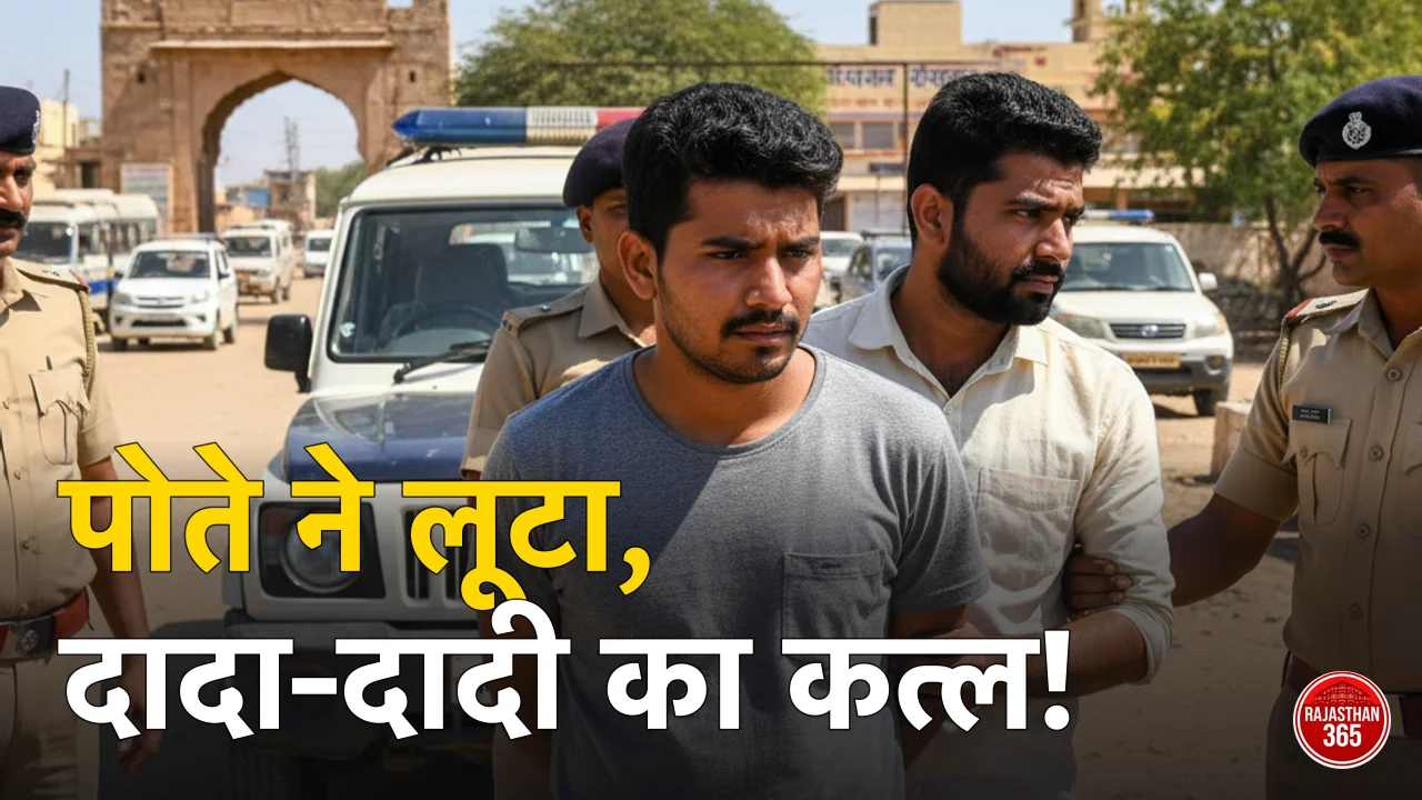 जैसलमेर में रिश्तों का कत्ल: दादा-दादी की हत्या का आरोपी पोता गिरफ्तार, लूट के लिए रची थी खौफनाक साजिश