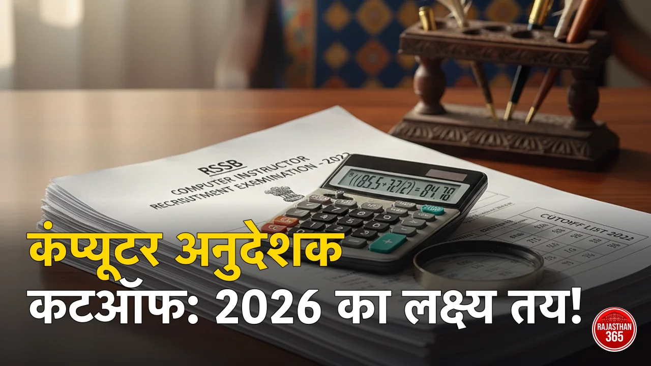 RSSB कंप्यूटर अनुदेशक कटऑफ 2026: 2022 के पेपर और कटऑफ से समझें तैयारी का टारगेट
