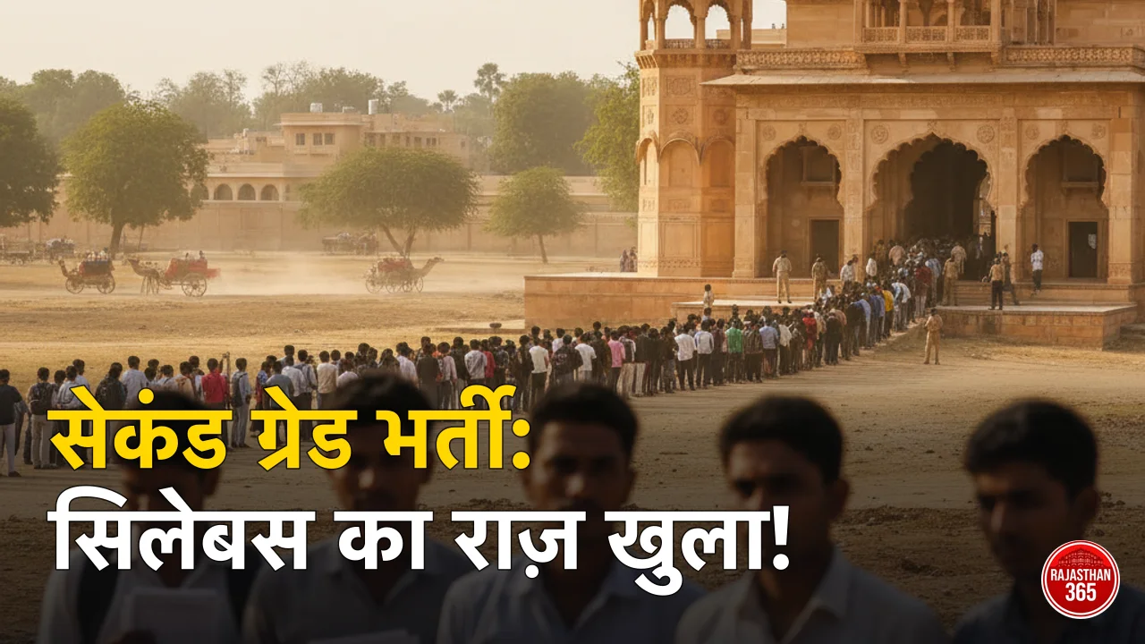 RPSC सेकंड ग्रेड सिलेबस व एग्जाम पैटर्न 2026: पेपर-1 GK और पेपर-2 विषय पूरा ब्यौरा