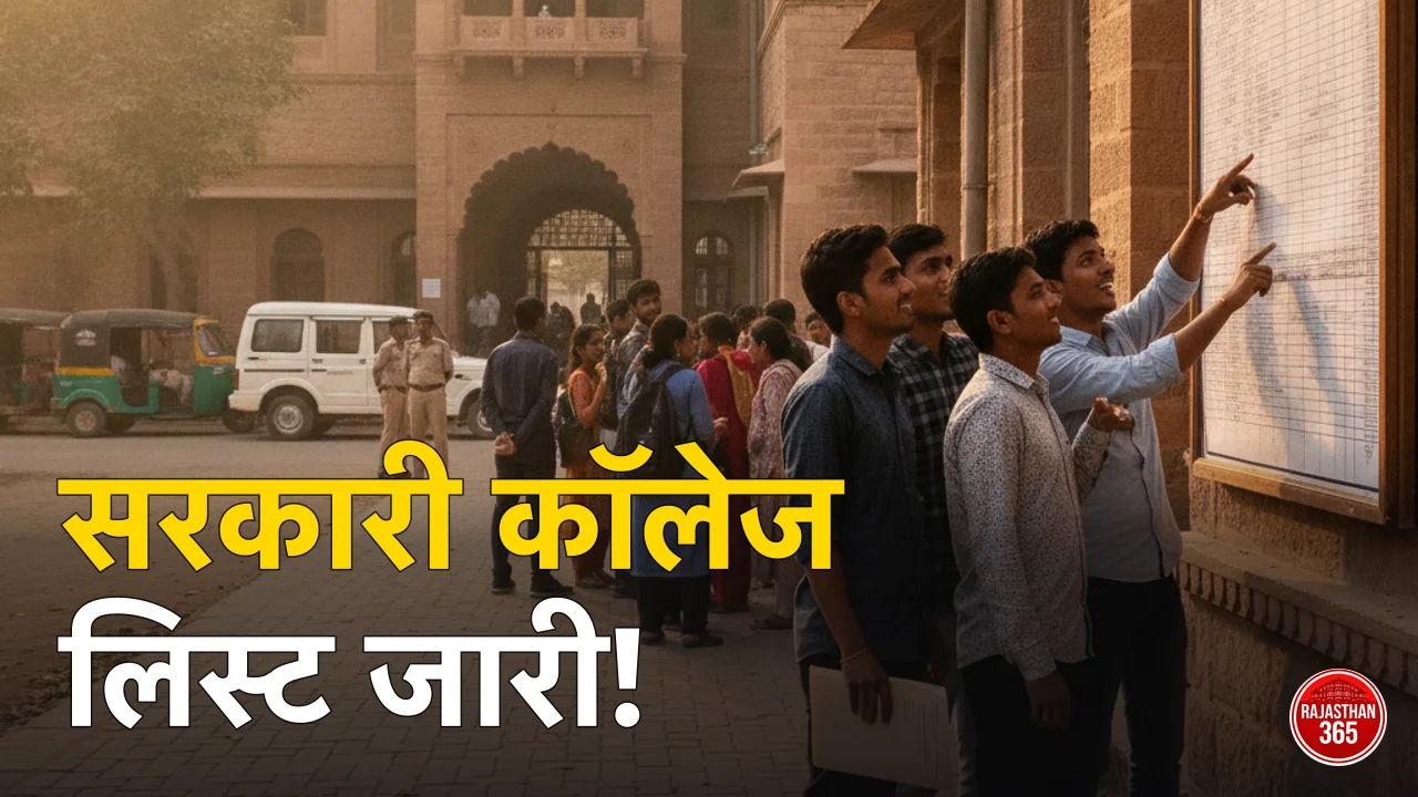 Rajasthan Govt College Admission List 2026: सरकारी कॉलेज की पहली एडमिशन लिस्ट 15 जून को — ऐसे करें चेक @dceapp.rajasthan.gov.in
