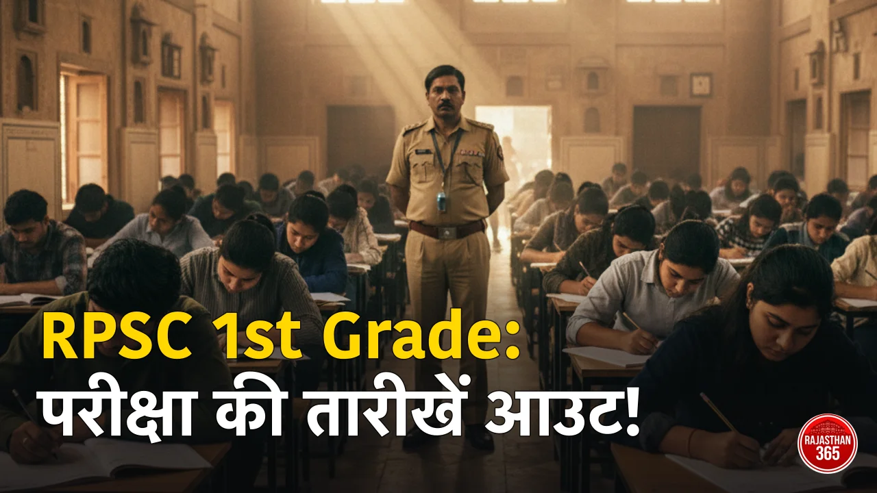 RPSC 1st Grade Exam Date 2026 का शेड्यूल, परीक्षा तिथियां और विषयों की जानकारी