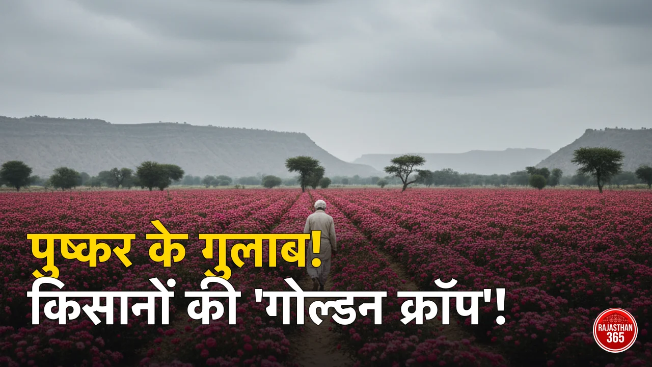 पुष्कर में गुलाब की खेती: चेत्र-वैशाख में महक उठा बाजार, किसानों के लिए बनी 'गोल्डन क्रॉप'